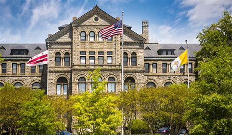 McMahon Hall of The Catholic University of America - Catholic Stock Photo