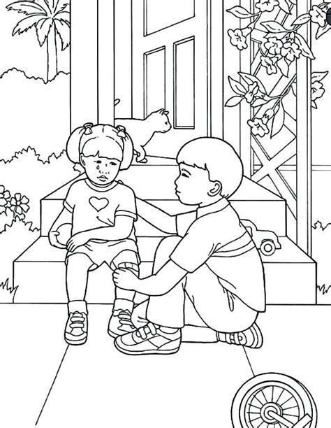 Serving Others Coloring Pages At Free