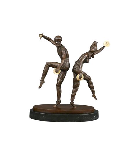 Statua Di Bronzo Coppia Di Ballerini Russi Sculture In Bronzo