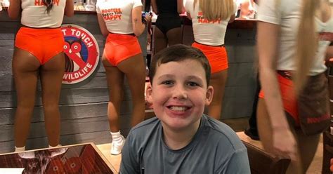 Dad Takes Year Old Son To Hooters As Reward For Good School Report