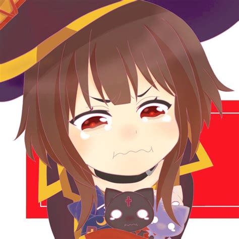 Aqua Face Megumin Konosuba Wallpaper Halo Manga Anime Crying Face