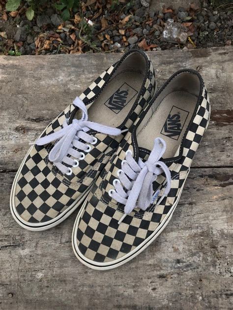 Vans Authentic Checkerboard On Carousell
