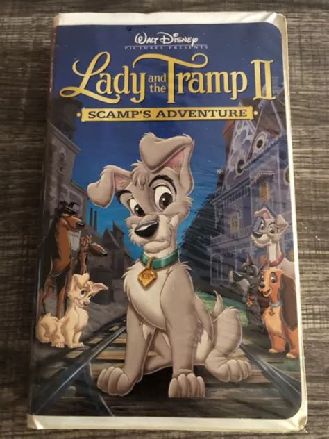 Disney Lady And The Tramp Ii 2 Scamps Adventure Vhs 2001 Clam Shell