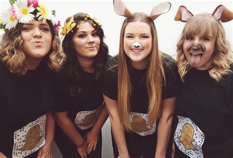 Snapchat Filter Group Costume Flower Crown Filter Butterfly Filter