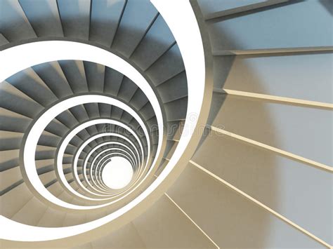 Escalera Espiral Abstracta Foto De Archivo Imagen De Cierre
