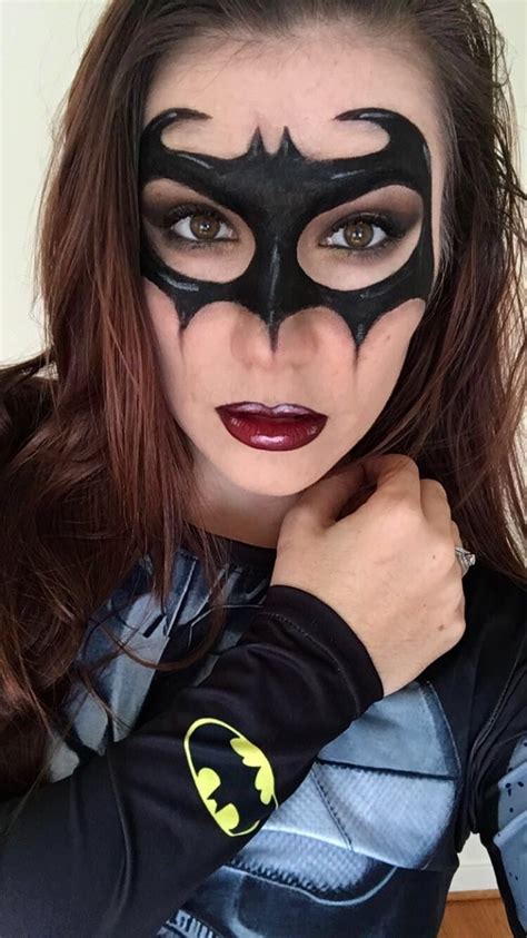 Batgirl Halloweenmakeup Halloweenideas Batgirlmakeup Batgirl Makeup