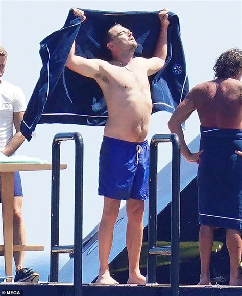 Leonardo Dicaprio Shows Off His Shirtless Physique Daily Mail Online