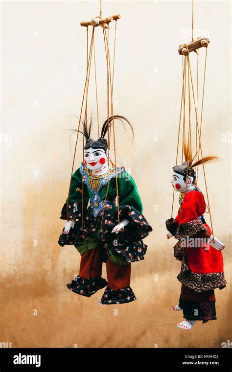 Traditional Puppet Burmese Art In Bagan Myanmar Stock Photo Alamy