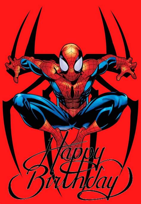Spiderman Birthday Card Printable Printable Word Searches