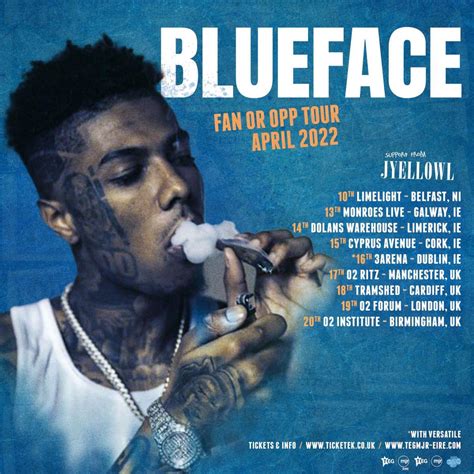 Blueface Live Rap Music At Monroes Galway Galway City