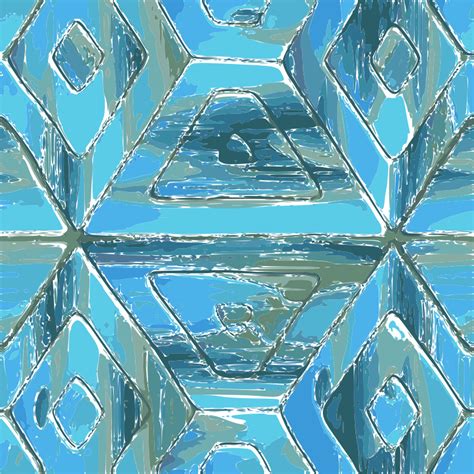 Clipart Turquoise Tile Pattern