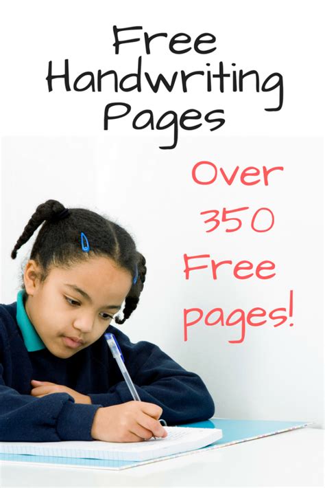350 Free Handwriting Worksheets For Kids Handwriting Worksheets