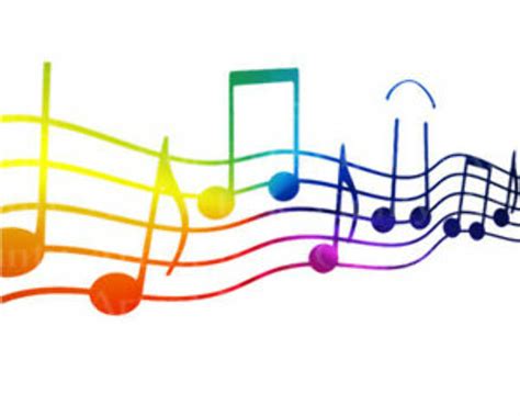 Download High Quality Music Notes Clipart Rainbow Transparent Png