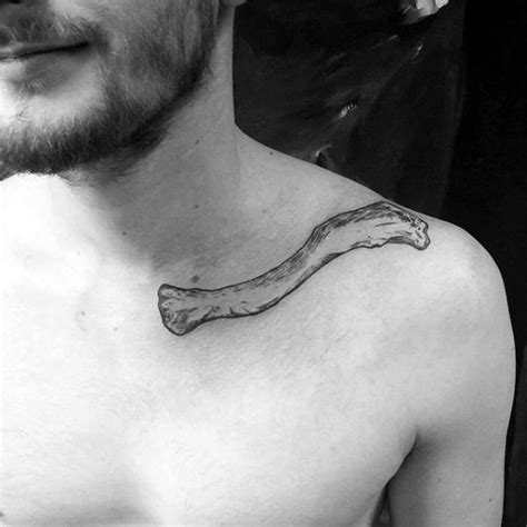 50 Collar Bone Tattoos For Men Clavicle Design Ideas