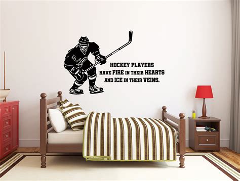 pin on hockey wall decals