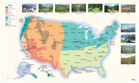 Us Climate Wall Map By Geonova Mapsales