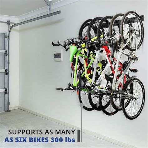 【により】 Torack Bike Rack Garage Wall Mount， Bike Hanger Storage System