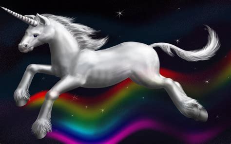 Rainbow Unicorn Hd Wallpaper