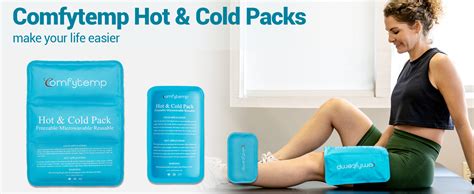 Comfytemp Large Gel Ice Pack For Injuries 105x145 Reusable Cold