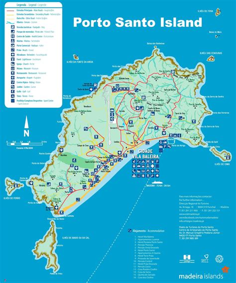 Mapa do mundo e seus maiores países. Porto Santo Mapa