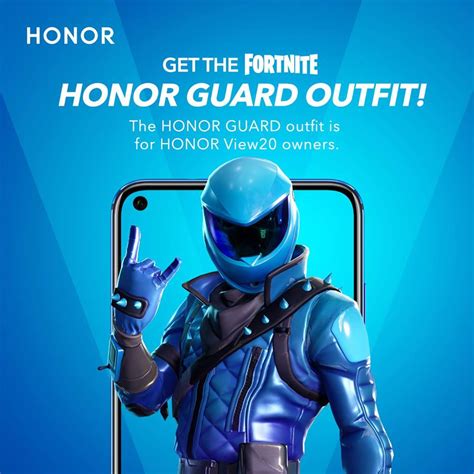 Honor Guard The Free Fortnite Skin Is Available For Honor View20 R