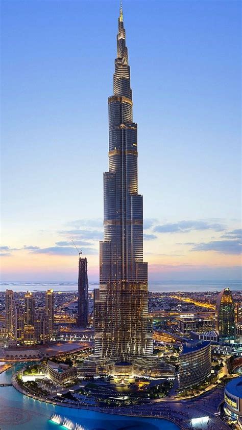 Sunset At Dubai Burj Khalifa Wallpaper Backiee