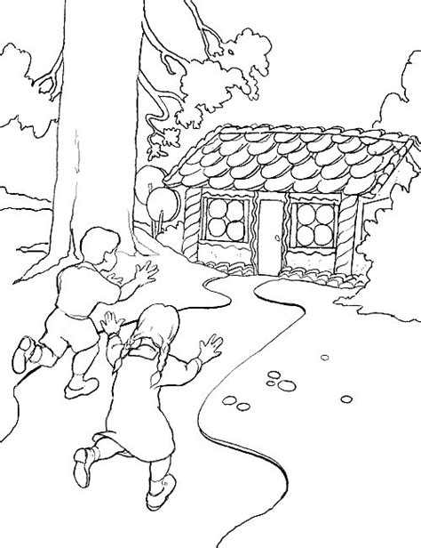 Coloring Page - Hansel and gretel coloring pages 2