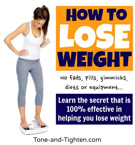 how to lose weight the one secret you need to drop pounds now tone and tighten