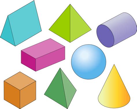 3d Shapes Clipart For Commercial Use Png Images Etsy Images