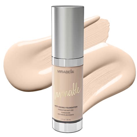 Invincible Anti Aging Mineral Foundation Makeup Mirabella Beauty