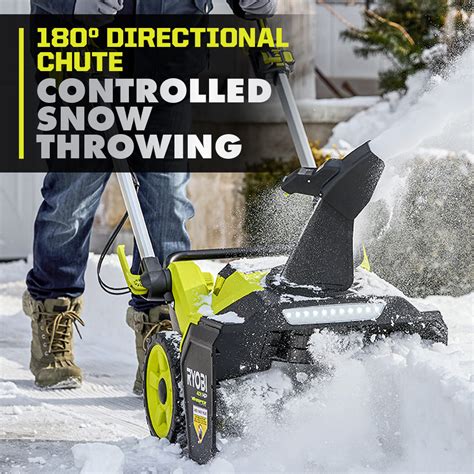 40v Hp Brushless 21 Whisper Series Snow Blower Ryobi Tools