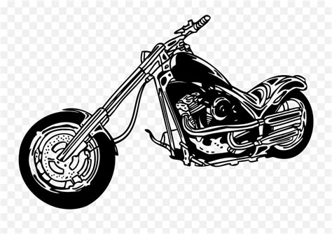 Harley Chopper Bike Harley Davidson Png Emojiharley Emoji Free