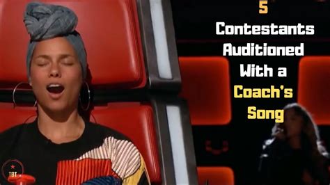 5 contestants on the voice who auditioned with a coach s song top best talent youtube
