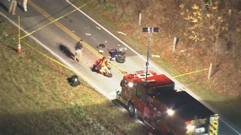 Motorcyclist Drives Through Crash Scene Hits 3 Frederick County First