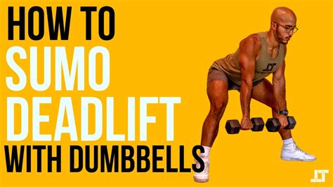 How To Dumbbell Sumo Deadlift Hamstring Exercises Youtube