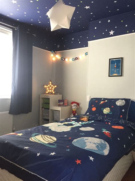 Dark Blue Wall Kids Room 10 Cozy And Dreamy Bedroom With Galaxy