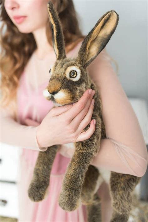 Rabbit Toy Pdf Pattern Stuffed Realistic Bunny Animal Easter Online