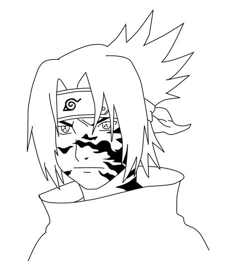 Coloriage Sasuke - 80 Coloriages à imprimer | WONDER DAY — Coloriages