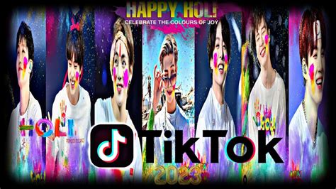 Happy Holi Bts Tik Tok Insta Reels Videos 🔥🥵 Hindi English Mix