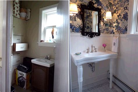 Free Download Before And After Of This Stunning Powder Room