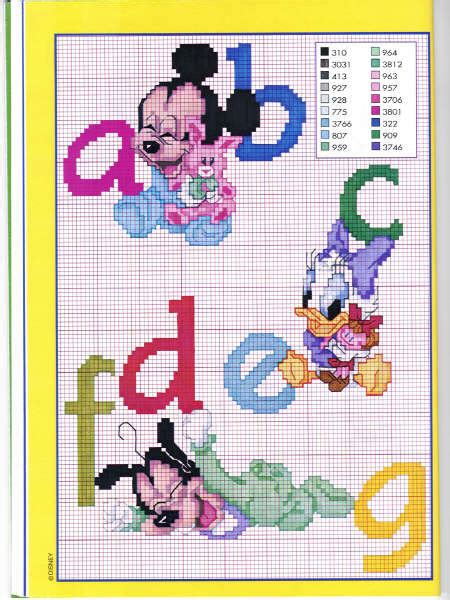 Use this pattern collection to practice stitching cross stitch letters and embroidery alphabets, or combine these letterings with another cross stitch or embroidery pattern to create a personalised design. Disney baby cross stitch alphabet (2) - free cross stitch ...