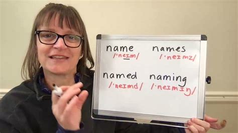 How To Pronounce Name Names Named And Naming Youtube