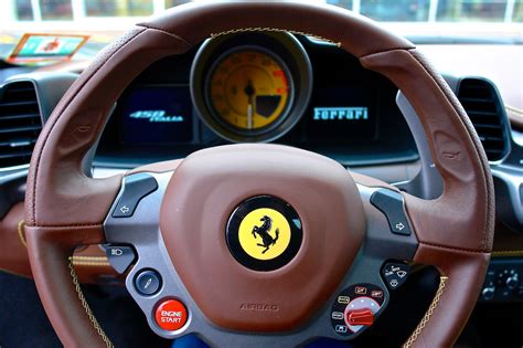2010 Ferrari 458 Review Steering Wheel Egmcartech