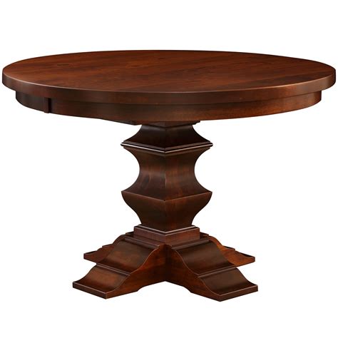 Ramsey Round Dining Table Custom Crafted From Wood Cabinfield