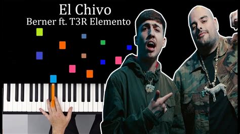 El Chivo Berner Ft T3r Elemento Piano Tutorial Midi Youtube
