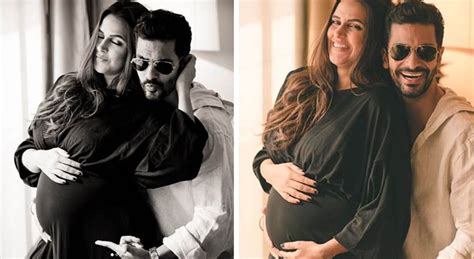 Neha Dhupia Is Pregnant Hubby Angad Bedi Shares Latest Pictures Of The