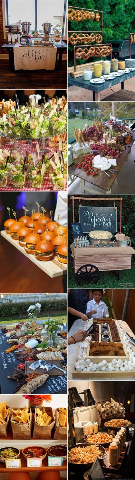 20 Great Wedding Food Station Ideas For Your Reception Emmalovesweddings