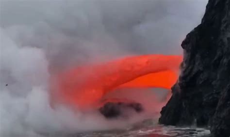 You Know You Want To Watch This Mesmerizing Video Of Lava Pouring Into