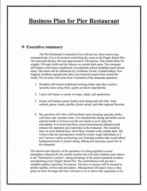 Short Business Plan Template Free Of Short Business Plan Template