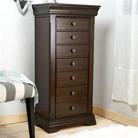 Hives And Honey Haley Jewelry Armoire With Mirror And Reviews Wayfair